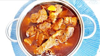 বিয়ে বাড়ির স্টাইলে গরুর মাংসের ঝাল ভুনা।Beef jhal vhuna।। [upl. by Altis]