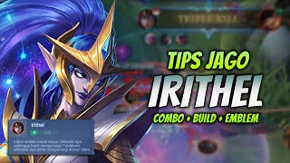 CARA MAIN IRITHEL BUFF amp BUILD IRITHEL TERBARU  EMBLEM TERSAKIT 2023   IRITHEL GOLDLANE GAMEPLAY [upl. by Elbys]