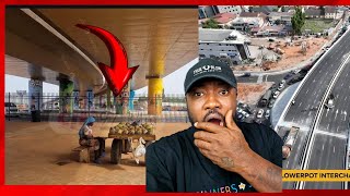 Oh Ama Ghana 😳😭Hawkers starts to flood new flowerpot flyover [upl. by Rimisac261]