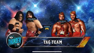 The Headshrinkers Vs Harlem Heat Wcw 2k23 [upl. by Enoyrt]