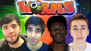 WORMS BATTLEGROUNDS 3 with Vikkstar [upl. by Xet321]