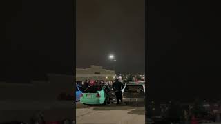 CARS LEAVING CAR MEET REVVING LOUD POPS AND BANGS [upl. by Yenttihw]