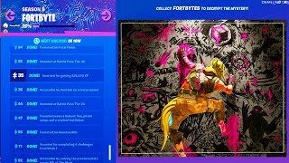 FULL FORTBYTE IMAGE COMPLETE Fortnite All Fortbyte Pieces Fortbyte Secret Puzzle Complete [upl. by Leirrad399]