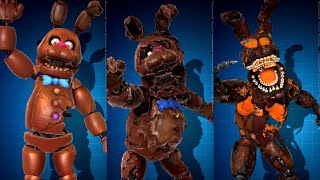 FNaF AR Special Delivery  Chocolate Bonnie Melted Chocolate Bonnie and JackOBonnie Comparison [upl. by Glenine]