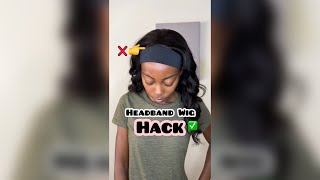 The ultimate headband wig hack for a natural look [upl. by Ahseka]