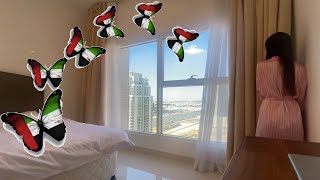 ZAKWATEROWANIE STEWARDESSY W DUBAJU APARTMENT TOUR  EMIRATES [upl. by Rebmetpes]