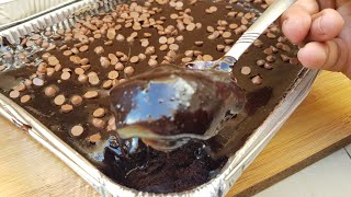 BRIGADEIRO CAKEMOIST CHOCOLATE CAKE LAYER WITH CARAMEL AND CHOCOLATE BRIGADEIROCONDENSED MILK [upl. by Mauchi]