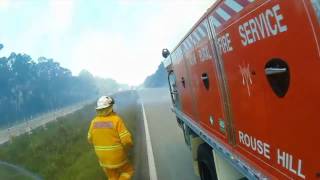 RFS Rural Fire Service Lone Pine Fires 2016 [upl. by Ayal938]