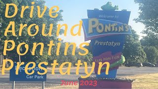 Drive around Pontins Prestatyn Sands Holiday Park North Wales [upl. by Rostand]