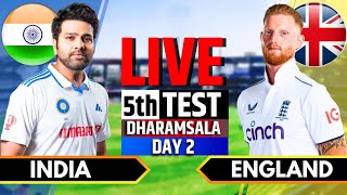 India vs England 5th Test  India vs England Live  IND vs ENG Live Score amp Commentary Session 3 [upl. by Eiralav]