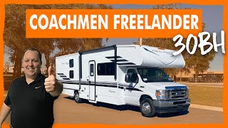 Amazing Motorhome Sleeps ALOT of People  2021 Coachmen Freelander 30BH [upl. by Marielle]