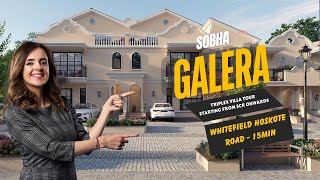 Sobha Galera Row Villas Budigere  For exclusive inventory call us at 7899 200 300 [upl. by Belford621]