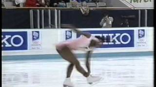 Surya Bonaly FRA  1993 Piruetten Figure Skating Ladies Technical Program [upl. by Pacian]