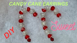 Christmas Earrings  Beaded Christmas Earrings  Christmas Earrings Tutorial [upl. by Alveta]