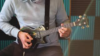 Fanner Guitar Works  Lesmall Tenor Electric Ukulele High Gain Demo 3 [upl. by Yniattirb]