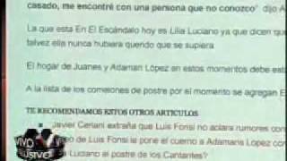 SuperXclusivo 102909  Confirman infidelidad de Lilia Luciano [upl. by Chelsea666]