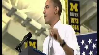 President Obama honors Michigan quarterback Denard Robinson [upl. by Lachus]