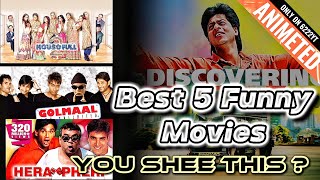 top 5 comedy moviestop 5 comedy movies bollywoodbollywood comedy movies [upl. by Elsie667]