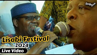 Ebenezer Obey and his son Tolu Obey Live at Lisabi Festival 2024 [upl. by Alokin]