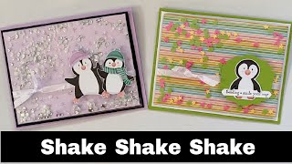 104 Floral Shaker Card Tutorial Using The Stampin Up Jar of Flowers Bundle [upl. by Eissel796]