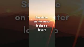 Sunshine on my Shoulders by John Denver Lyrics englishpronunciationpractice ssound [upl. by Inalaek]