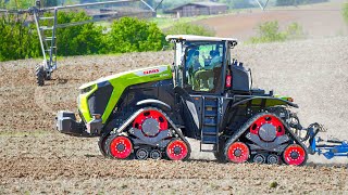 LE MONSTRE  😍 LE PREMIER XERION 12 de France à laction  CLAAS Aquitaine [upl. by Canada]