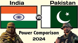 India vs Pakistan Military Power Comparison 2024  Pakistan vs India Military Power 2024 [upl. by Rednas540]