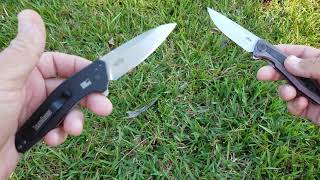 ZT 20CV vs Kershaw M390 round 2 fine and working edge testing [upl. by Llertrac]