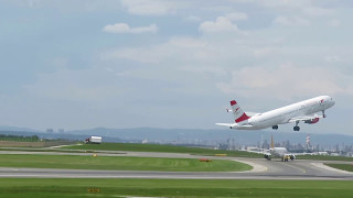 Flughafen Wien  Vienna Airport Piste 1634 Div Flugbewegungen [upl. by Johnathon772]