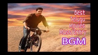 Best Telugu Movies MassEntry Background Music BGM  South Indian Movies BGM [upl. by Efi406]