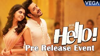 HELLO Movie Pre Release Event  Akhil Kalyani Priyadarshan [upl. by Ruddie]