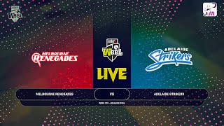 MELBOURNE RENEGADES VS ADELAIDE STRIKERS WBBL T20 LIVE [upl. by Ninehc]