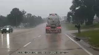 Deputy Cuts Off 18Wheeler In The Rain  September 11 2024 [upl. by Olsen]