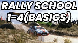 EA SPORTS WRC  Rally School  Lessons 14 BASICS [upl. by Nishom]