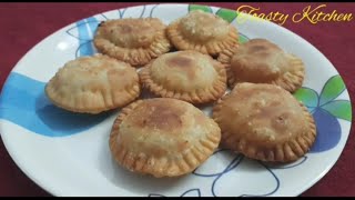 Diwali Special 5 Minute SnackPotato Puff MathriQuick and Easy Puff Mathri Toasty Kitchen [upl. by Idak]