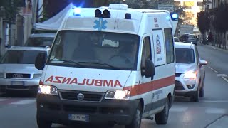 Servizio sanitarioEMS Ambulanza SUEM 118 Cosenza in emergenza [upl. by Arinaj]