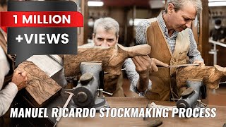 How stockmaker ManuelRicardo Make a Bespoke Handcrafted Shotgun stock 4K [upl. by Crandell754]