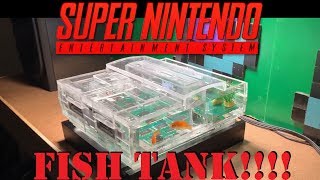 SUPER NINTENDO FISH TANK UNREAL IT WORKS [upl. by Nesbitt967]