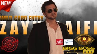 Zayn Saifi Bigg boss ott 3 wild card Entry zaynsaifi biggbosswildcardentry wildcardentry exposed [upl. by Allissa]