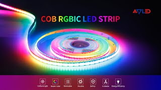 RGBIC LED Strip light with remote amp app control for home decor homedecor cabinlights neonlights [upl. by Pepe]