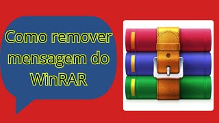 Como tirar mensagem de aviso de licença do WinRar 2024 [upl. by Otrebtuc333]