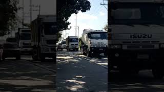 Shacman Howo Isuzu HINO Convoy Trucks truckspotting PapaJohnyA [upl. by Harbed]