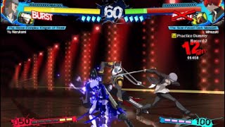 Minazuki challenge Narukami 9K Damage Combo  Persona 4 Arena Ultimax [upl. by Rosabelle]