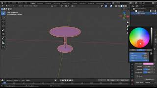 Table making in blender [upl. by Leahcimed]