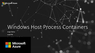 Windows Host Process Containers  KubeCon 2022 [upl. by Binnings]