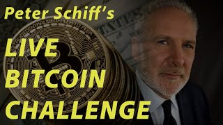 🔴Peter Schiffs LIVE Bitcoin Challenge [upl. by Ybba]