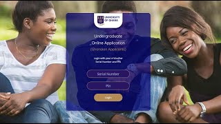 How to Apply Online to University of Ghana for admissions [upl. by Athene]