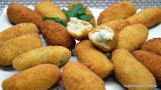 Croquetas de Bacalao con bechamel muy cremosas [upl. by Rickey172]