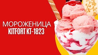 Приготовила вкусное мороженое с автоматической мороженицей Kitfort KT1823 [upl. by Einafats]