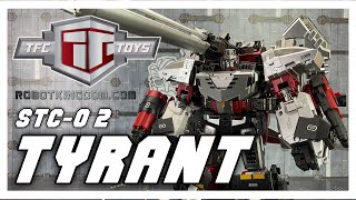 TFC Toys STC02 TYRANT Don Figueroa Concept Art Transformers Megatron [upl. by Schild]